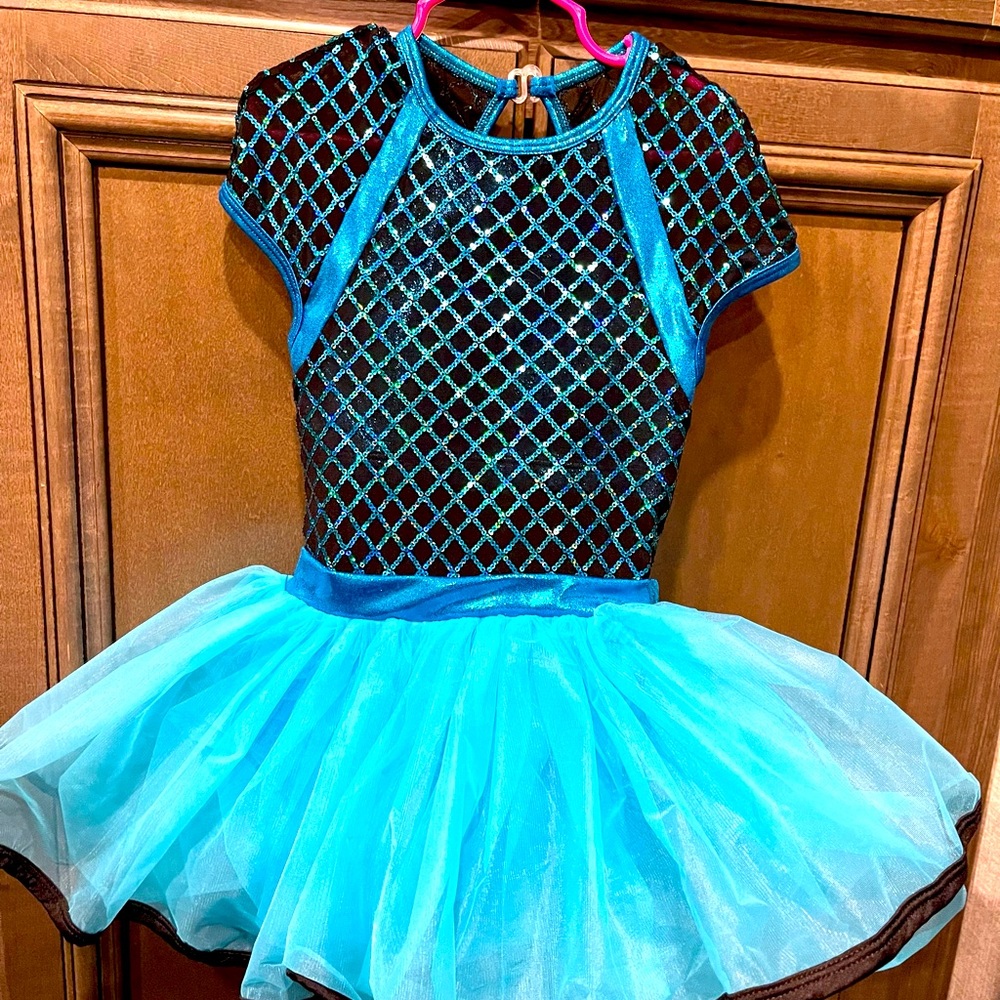 Curtain Call dance recital dress/costume tutu size child small